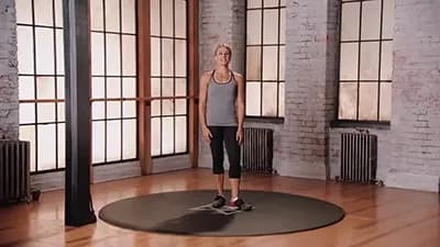 putaran kaki tunggal level 3